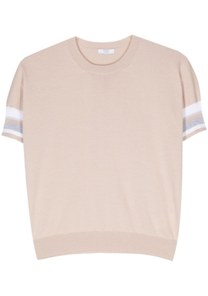 Peserico fine-knit T-shirt - Neutrals