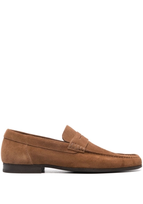 Moorer Casetti suede loafers - Brown