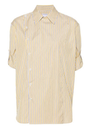 Bottega Veneta striped cotton shirt - Yellow