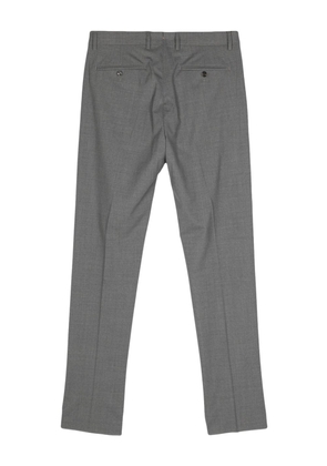 Moorer Vieste pleat-detail straight-leg trousers - Grey