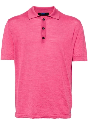 Kiton short-sleeve polo shirt - Pink