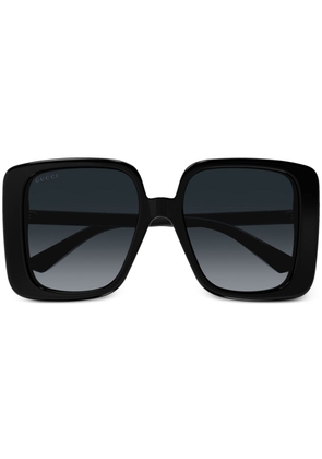 Gucci Eyewear square oversize-frame sunglasses - Black