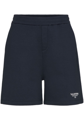 Valentino Garavani logo-print track shorts - Blue
