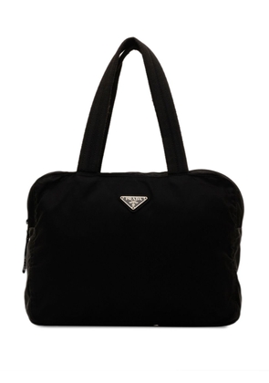 Prada Pre-Owned 2000-2013 logo-appliqué handbag - Black