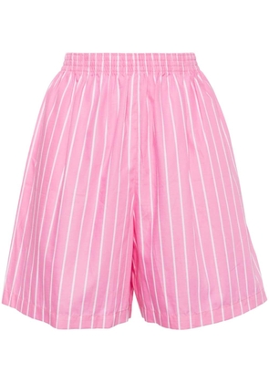 CHANEL Pre-Owned 1990-2000s striped cotton shorts - Pink