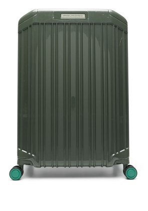 PIQUADRO medium four-wheels suitcase - Green