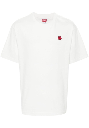 Kenzo Boke Flower-patch T-shirt - White
