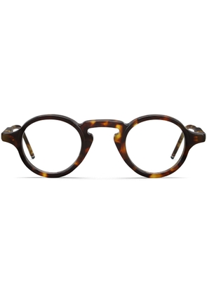 Thom Browne tortoiseshell round-frame glasses
