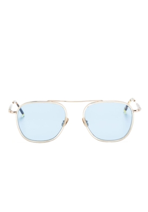 Moscot Fanagle pilot-frame sunglasses - Gold