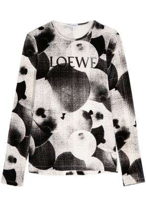 Loewe Pre-Owned balloon-print T-shirt - Black