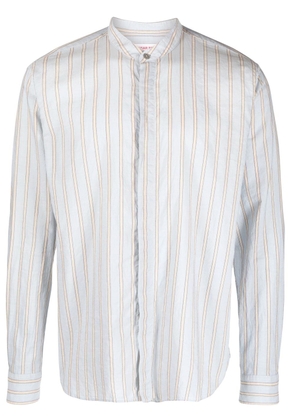 Orlebar Brown Dekker striped long-sleeve shirt - Blue