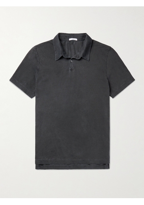 James Perse - Slim-Fit Supima Cotton Polo Shirt - Men - Gray - 1