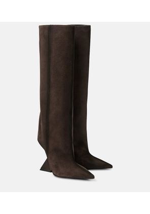 The Attico Cheope suede knee-high boots