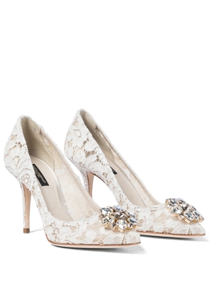 Dolce&Gabbana Belluci embellished lace pumps