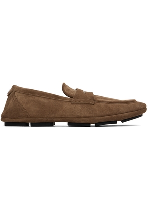 Dolce & Gabbana Brown Driver Loafers