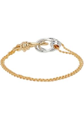 Bottega Veneta Gold Knot Bracelet