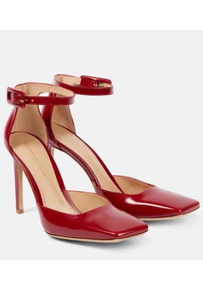 Gianvito Rossi Casey leather d'Orsay pumps