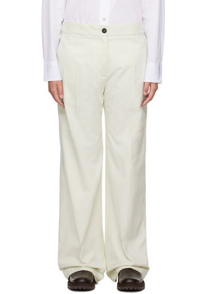 Studio Nicholson Off-White Reynosa Trousers