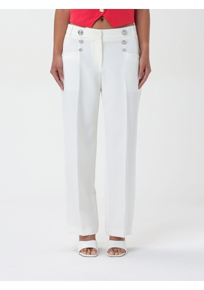 Pants LIU JO Woman color White