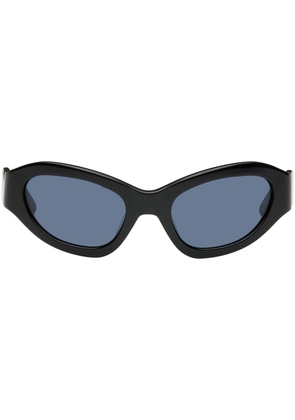 Eckhaus Latta SSENSE Exclusive Black 'The Bug' Sunglasses