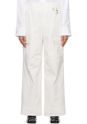 WOOYOUNGMI Off-White Paneled Trousers
