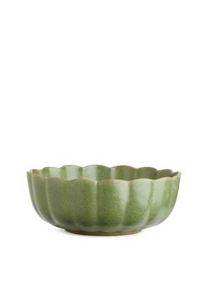 Terracotta Bowl 15 cm - Green
