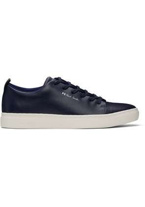 PS by Paul Smith Navy Leather Lee Sneakers