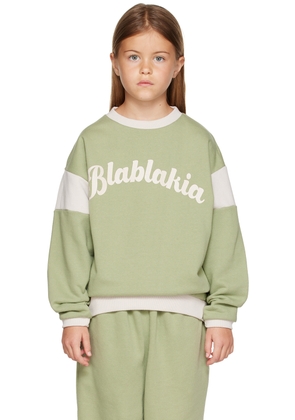 BlabLakia Kids Green Printed Sweatshirt