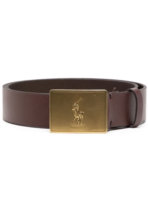 Polo Ralph Lauren Polo Pony leather belt - Brown