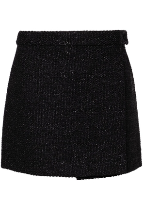 TOM FORD wrap tweed miniskirt - Black
