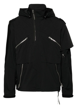 ACRONYM Encapsulated Interops hooded jacket - Black