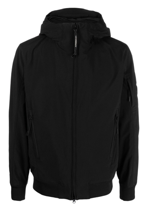 C.P. Company Lens-detail hooded jacket - Black