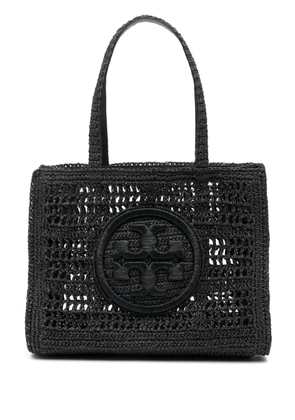 Tory Burch small Ella crochet tote bag - Black