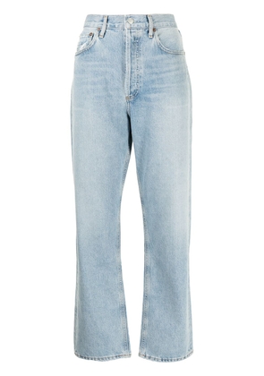 AGOLDE high-rise straight-leg jeans - Blue