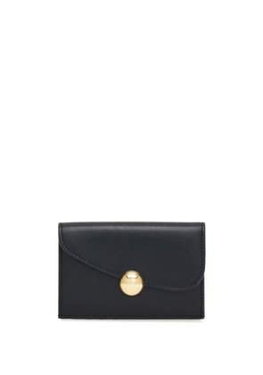 Ferragamo asymmetrical leather cardholder - Black