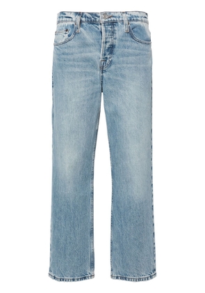 FRAME Slouchy mid-rise straight-leg jeans - Blue
