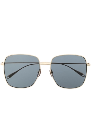 Gucci Eyewear logo-engraved square-frame sunglasses - Gold