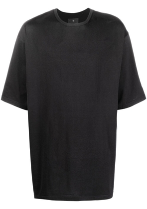 Y-3 round-neck cotton T-shirt - Black