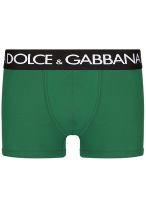 Dolce & Gabbana logo-waistband jersey boxers - Green