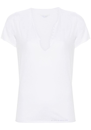 Zadig&Voltaire rhinestone-embellished cotton T-shirt - White