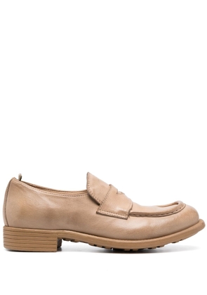 Officine Creative Calixte 020 leather penny loafers - Neutrals