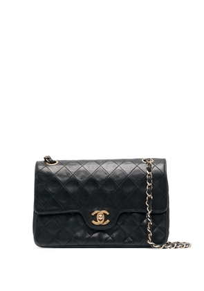 CHANEL Pre-Owned 1986-1988 small Double Flap shoulder bag - Black