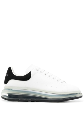 Alexander McQueen Oversized transparent-sole sneakers - White