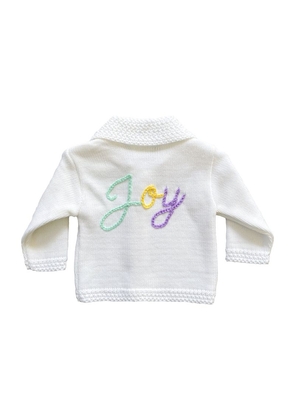 Paint My Dreams Embroidered Joy Cardigan (0-12 Months)