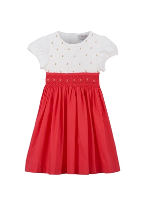 Trotters Willow Rose Hand-Smocked Dress (12-24 Months)