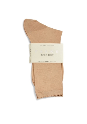Falke Organic Cotton-Blend Bold Dot Socks