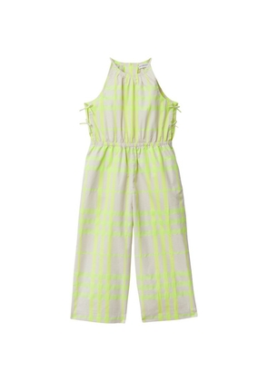 Burberry Kids Check Print Jumpsuit (3-14 Years)