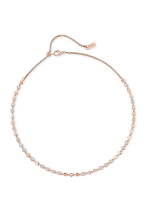 Messika Pink Gold And Diamond D-Vibes Necklace