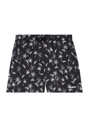 The Kooples Palm Tree Swim Shorts