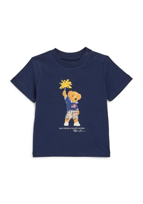 Ralph Lauren Kids Cotton Bear T-Shirt (3-24 Months)